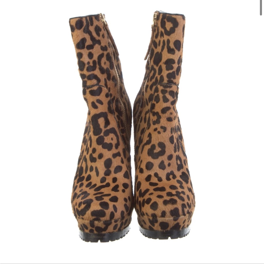 Alice + Olivia cheetah print boot - Picture 4 of 6